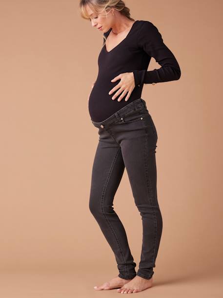 Jean de grossesse skinny bleu foncé+denim black - vertbaudet enfant 