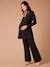 Kit maternité 2 en 1 robe -tunique et pantalon large noir - vertbaudet enfant 