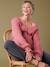 Nursing Special Top/Cardigan in Rib Knit, by ENVIE DE FRAISE dusky pink+green - vertbaudet enfant 