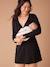 Kit maternité 2 en 1 robe -tunique et pantalon large noir - vertbaudet enfant 