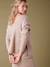 Ensemble pull et jupe tricot taupe - vertbaudet enfant 