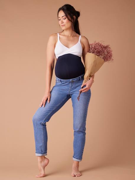 Lot 2 brassières croisées sans coutures grossesse et allaitement blanc - vertbaudet enfant 