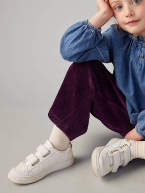 Baskets enfant fille synthétique détails dorés  - vertbaudet enfant