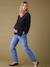Tee-shirt blouse grossesse noir+olive - vertbaudet enfant 