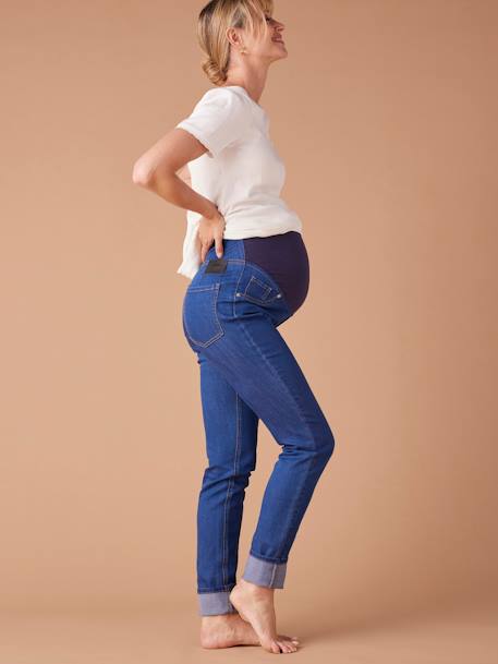 Tregging de grossesse en denim bleu foncé+denim black - vertbaudet enfant 