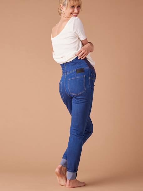 Tregging de grossesse en denim bleu foncé+denim black - vertbaudet enfant 