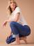 Slim Leg Jeans for Maternity, ENVIE DE FRAISE bleached denim+brut denim+denim grey - vertbaudet enfant 