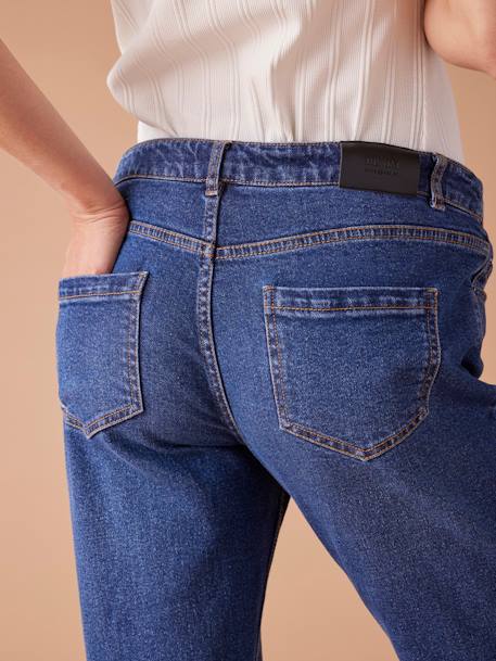 Slim Leg Jeans for Maternity, ENVIE DE FRAISE bleached denim+brut denim+denim grey - vertbaudet enfant 