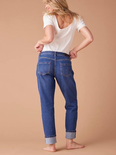 Slim Leg Jeans for Maternity, ENVIE DE FRAISE bleached denim+brut denim+denim grey - vertbaudet enfant 