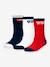 Lot de 3 paires de chaussettes Batwing regular Cut LEVI'S marine+noir+rose - vertbaudet enfant 