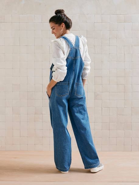 Denim Dungarees, Maternity & Nursing Special stone - vertbaudet enfant 