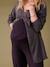 Wide Leg Yoga Style Trousers with Draped Effect on the Front, by ENVIE DE FRAISE black - vertbaudet enfant 