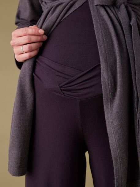 Wide Leg Yoga Style Trousers with Draped Effect on the Front, by ENVIE DE FRAISE black - vertbaudet enfant 
