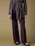 Wide Leg Yoga Style Trousers with Draped Effect on the Front, by ENVIE DE FRAISE black - vertbaudet enfant 
