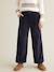 CYRILLUS wide-leg trousers beige+navy blue+raspberry pink - vertbaudet enfant 