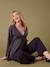 Wide Leg Yoga Style Trousers with Draped Effect on the Front, by ENVIE DE FRAISE black - vertbaudet enfant 