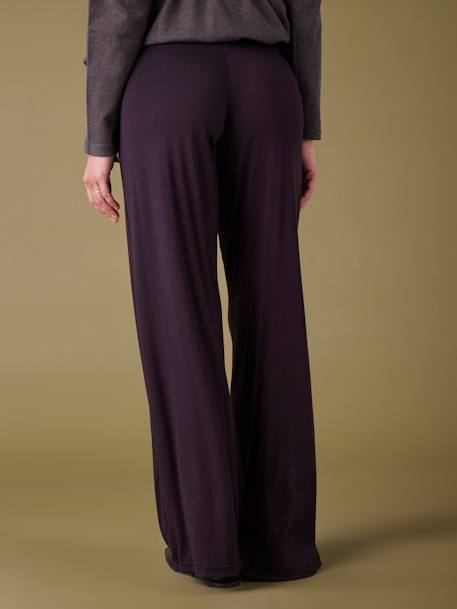 Wide Leg Yoga Style Trousers with Draped Effect on the Front, by ENVIE DE FRAISE black - vertbaudet enfant 