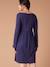 Nightie in Pointelle Knit for Maternity, by ENVIE DE FRAISE navy blue - vertbaudet enfant 