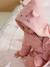 Peignoir bébé animal en gaze de coton bio* personnalisable bleu canard+ocre+rose - vertbaudet enfant 