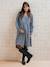 Robe courte de grossesse bleu imprimé+noir - vertbaudet enfant 