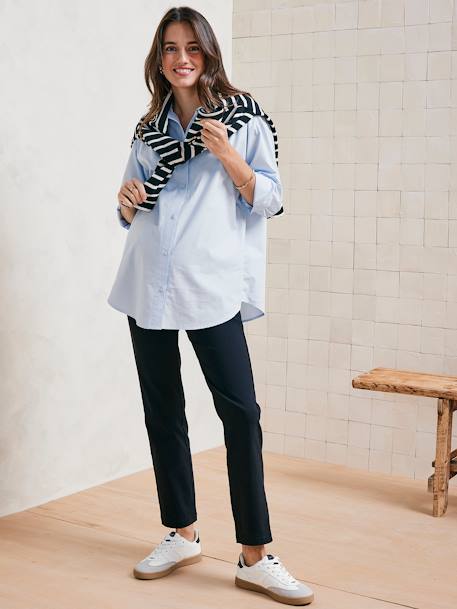 Cigarette Trousers for Maternity black - vertbaudet enfant 
