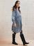 Robe courte de grossesse bleu imprimé+noir - vertbaudet enfant 