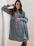 Robe courte de grossesse bleu imprimé+noir - vertbaudet enfant 