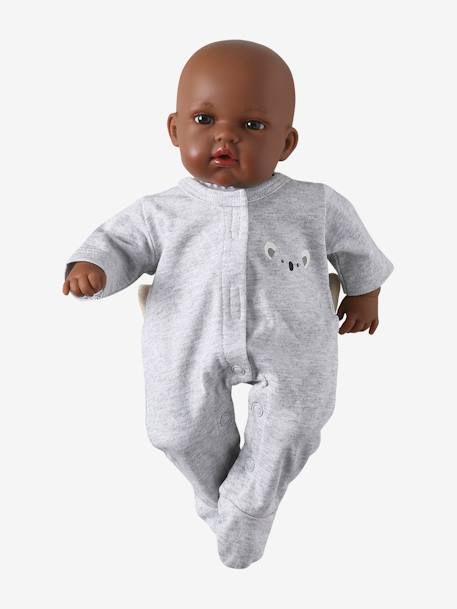 Pyjamas pour poupon 30/33 cm et 36 cm gris - vertbaudet enfant 