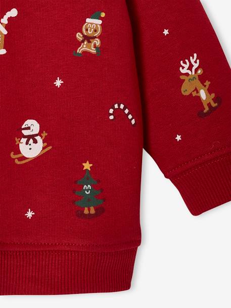 Christmas Gift Box with Sweatshirt + Beanie for Babies red - vertbaudet enfant 