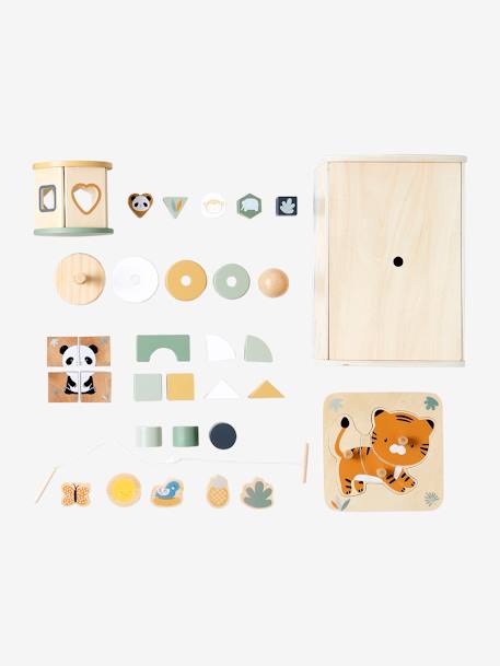 Coffret multi-activités TANZANIE en bois FSC® vert - vertbaudet enfant 