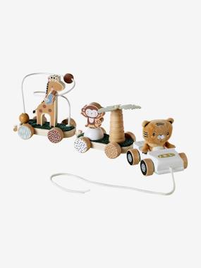 Train d'éveil en bois FSC® - TANZANIE - vertbaudet enfant Train d'éveil en bois FSC® - TANZANIE - vertbaudet enfant
