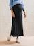 Long Sateen Skirt for Maternity black - vertbaudet enfant 