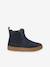 Boots enfant fille cuir zippées camel+marine+or - vertbaudet enfant 