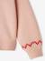 Gilet jacquard Noël fille détails brillants rose poudré - vertbaudet enfant 