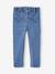 Jean fille paperbag poches coeur bleu moyen+denim brut+denim gris - vertbaudet enfant 