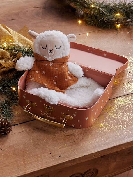 Dual Fabric Sheep Comforter with Carry Case beige - vertbaudet enfant 