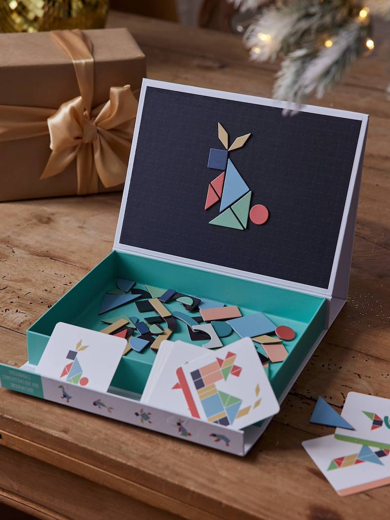 Tangram Montessori - Jeu Magnétique
