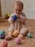Lot de 8 balles sensorielles jaune+multicolore - vertbaudet enfant 