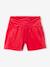 Short fille en velours lisse effet noeud devant rouge - vertbaudet enfant 