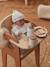 Chaise haute pour poupon en bois FSC® blanc+bois - vertbaudet enfant 