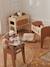 Chaise haute pour poupon en bois FSC® blanc+bois - vertbaudet enfant 