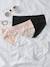 Lot de 3 culottes de grossesse sans couture noir - vertbaudet enfant 
