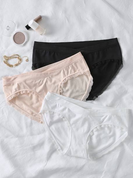 Pack of 3 Seamless Shorties for Maternity, by ENVIE DE FRAISE black - vertbaudet enfant 