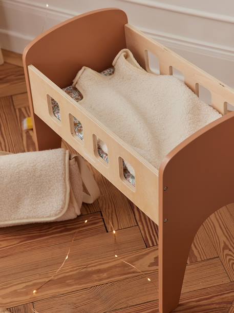 Doll Bed in FSC®100% Wood white+wood - vertbaudet enfant 