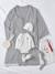 Kit maternité maman et bébé rayé gris - vertbaudet enfant 