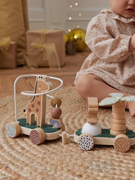 Activity Train in FSC® Wood - Tanzania wood - vertbaudet enfant 