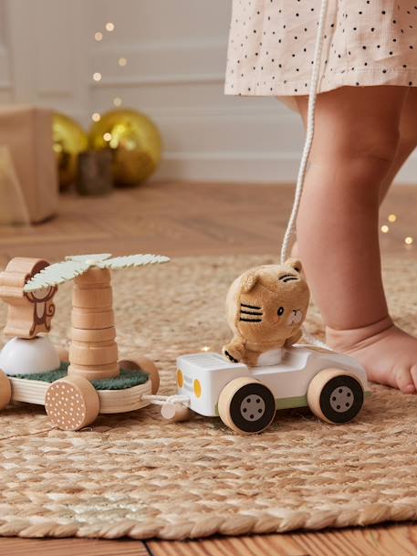 Activity Train in FSC® Wood - Tanzania wood - vertbaudet enfant 