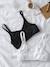 Lot 2 brassières croisées sans coutures grossesse et allaitement blanc - vertbaudet enfant 