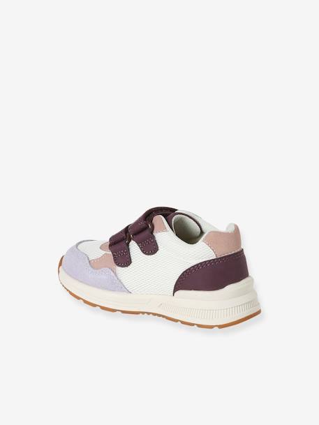 Baskets enfant fille synthétique à scratchs lot violet+marine - vertbaudet enfant 