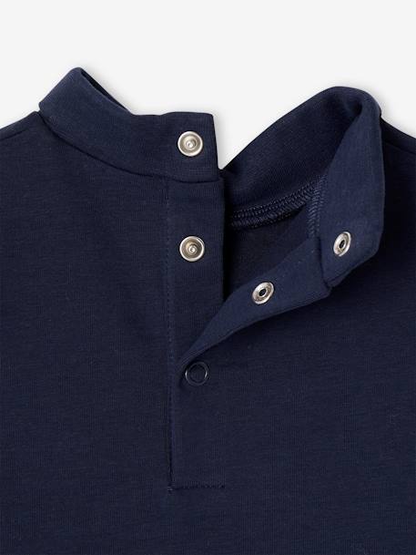 Lot de 2 T-shirts col roulé marine+vanille - vertbaudet enfant 